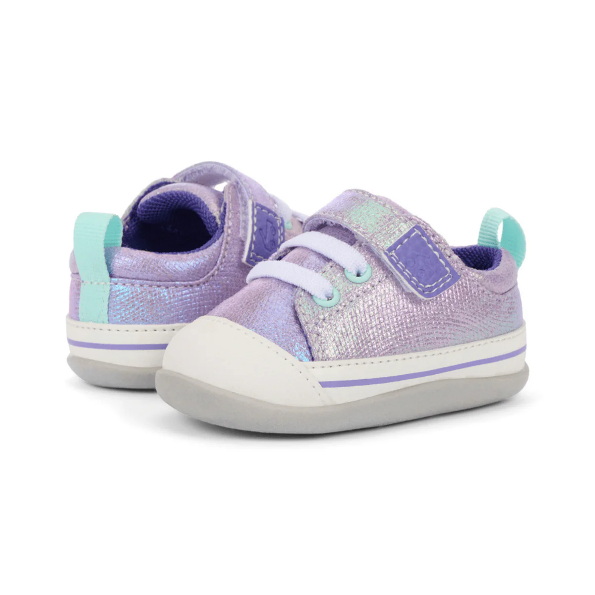 See Kai Run Toddlers Stevie Mini Purple Metallic - Image 7