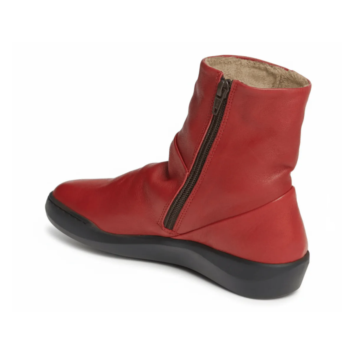 Softinos by Bos & Co Women's Bler550SOF Red Smooth Leather - Image 3