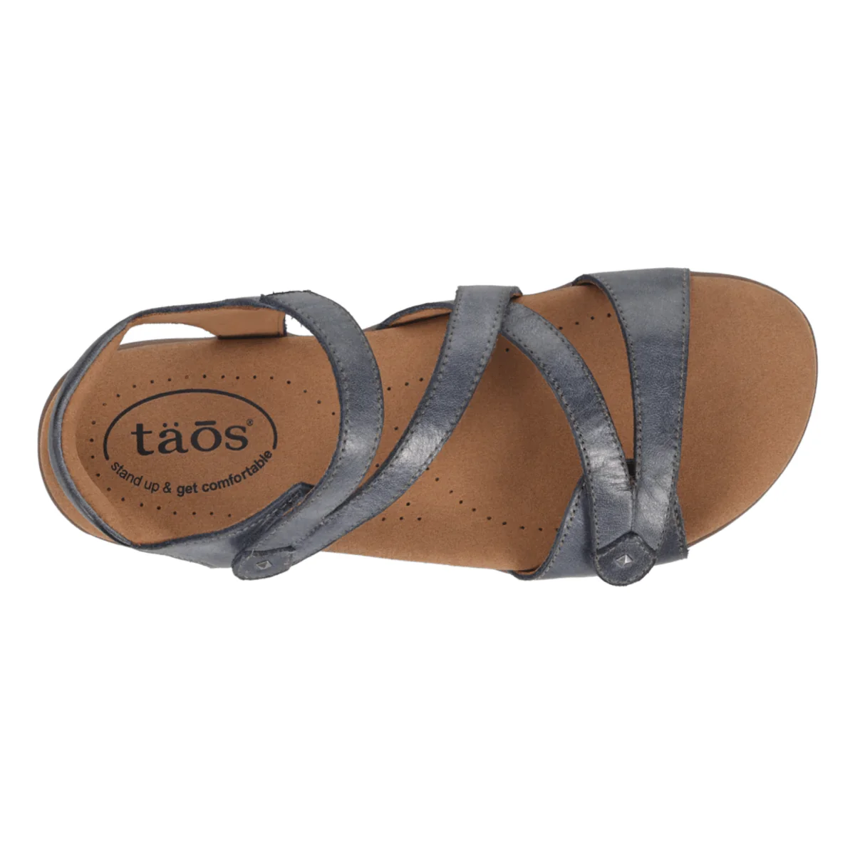 Taos Women's Big Time Dark Blue Leather - Image 4