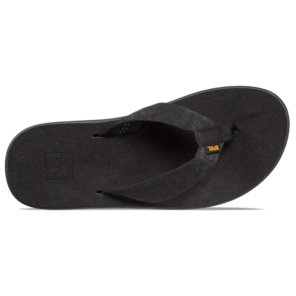 Teva Men's Voya Flip Flop Brick Black - Image 5