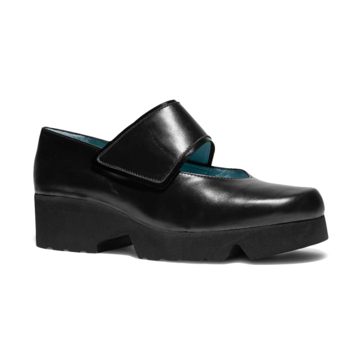Thierry Rabotin Women's Davis Black Nappa/Black Patent Leather - Image 2