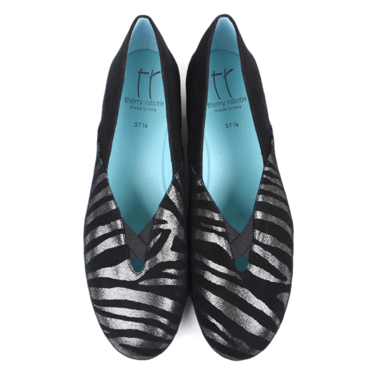 Thierry Rabotin Women's Gracie Silver/Black Zebra - Image 5