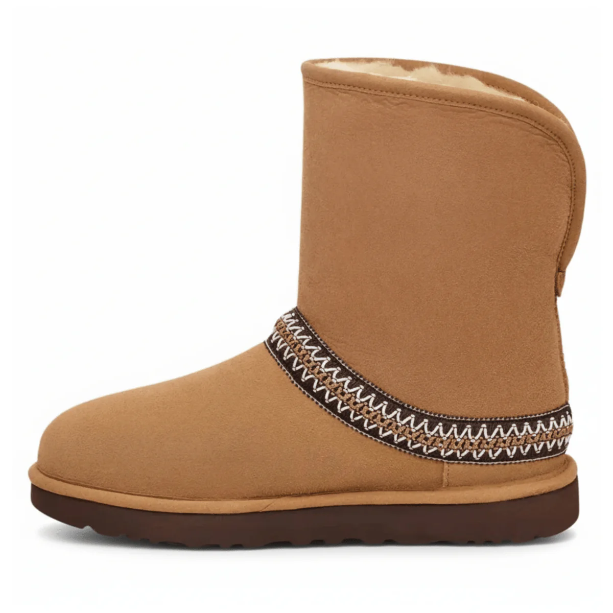 UGG Women's Classic Short Crescent Chestnut - Image 4