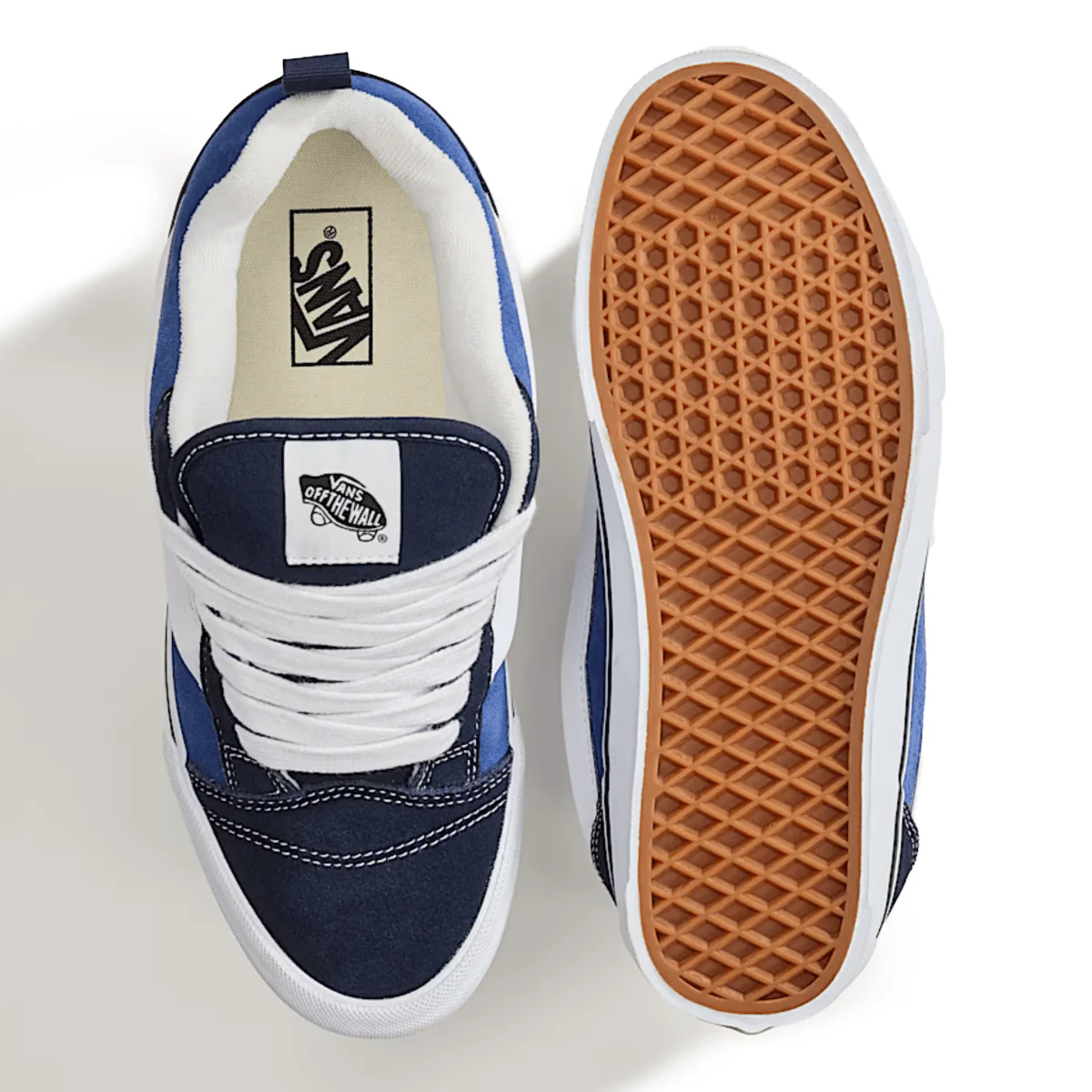 Vans Boys (Grade School) Knu Skool Wrap Navy Blue Suede/True White - Image 4
