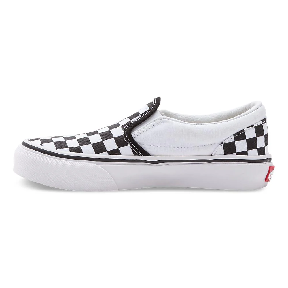 Vans Kids Checkerboard Slip-On Black/White - Image 3