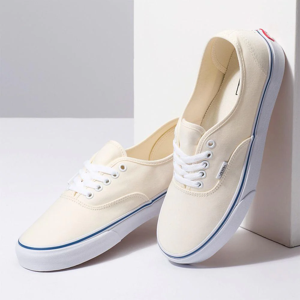 Vans Unisex Authentic White Canvas - Image 5