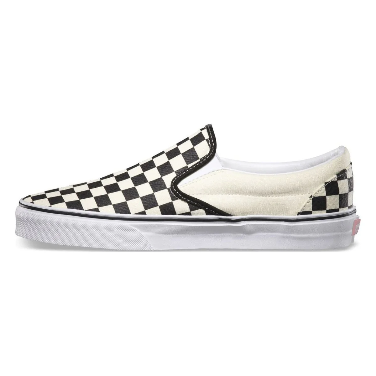 Vans Unisex Checkerboard Slip-On Black/Off White - Image 3