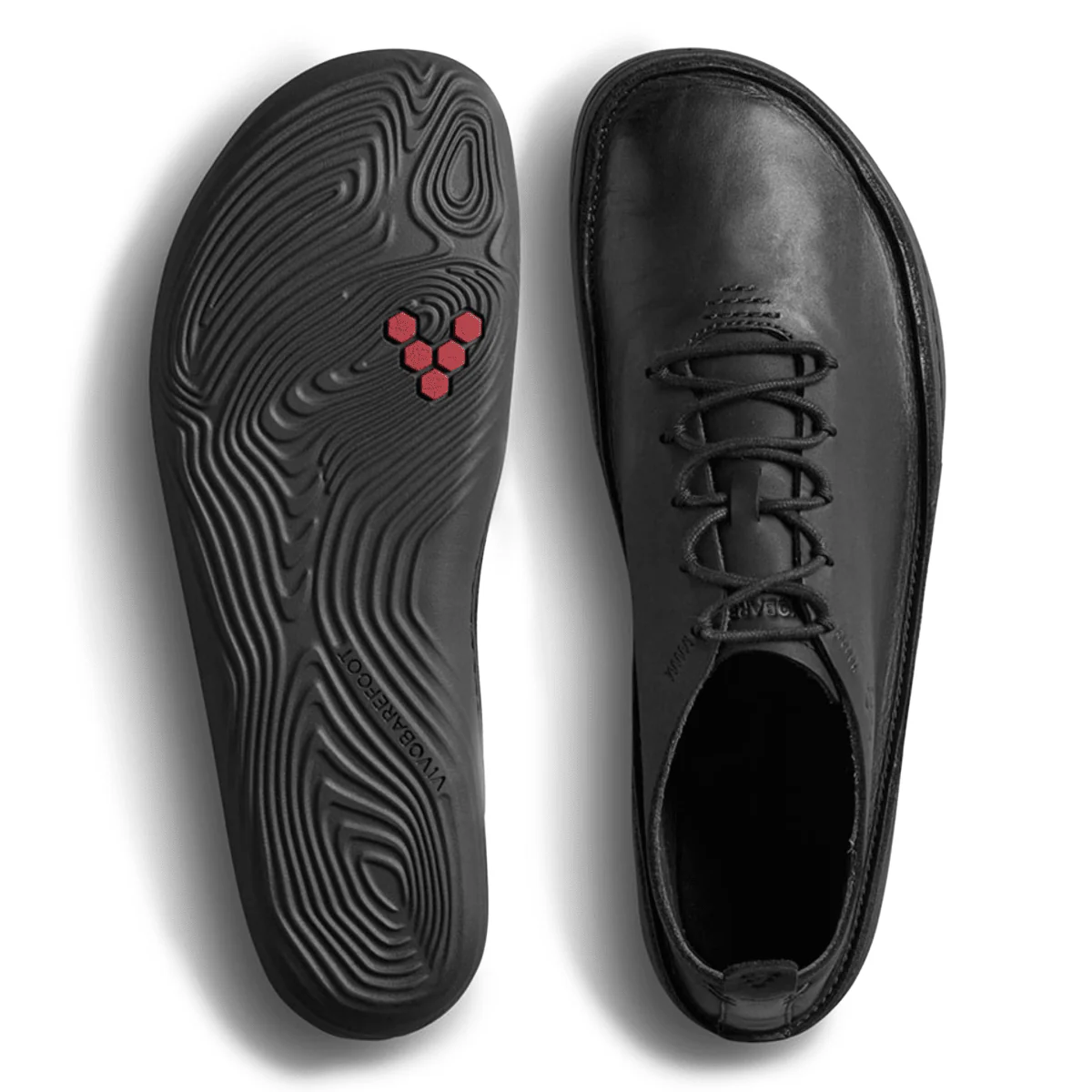 Vivo Barefoot Men's Sensus Moc Lace Up Obsidian Leather - Image 7