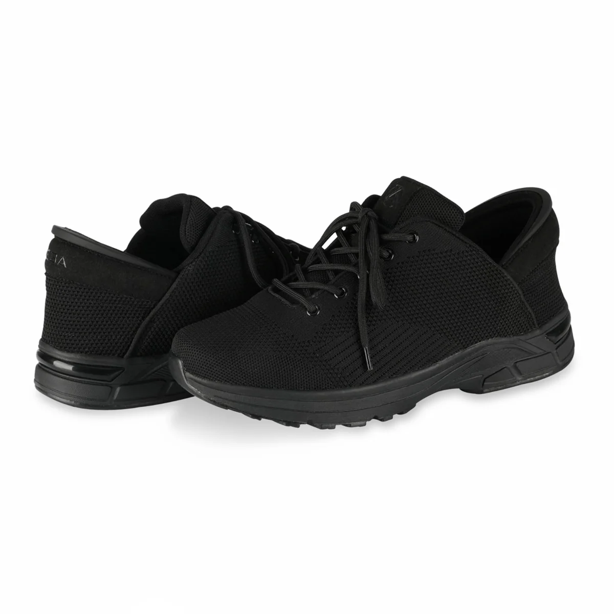 Zeba Men's Jet Black Fabric Slip On - Image 3